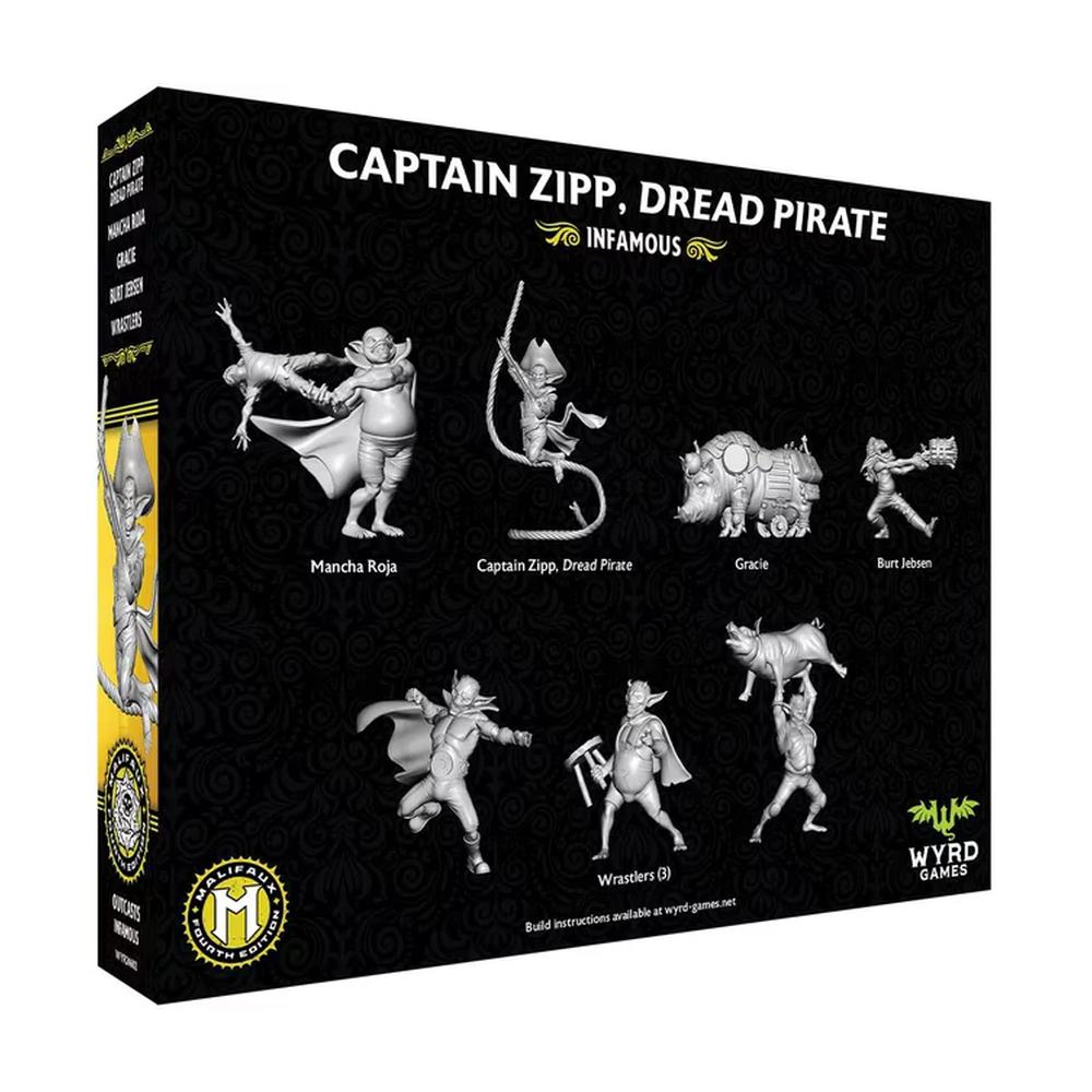Malifaux: Captain Zipp, Dread Pirate - 4th Edition