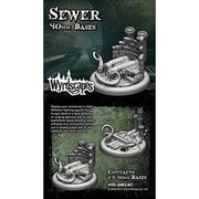 Wyrdscapes Sewer 40mm Bases - 2 Pack
