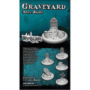 Wyrdscapes Graveyard 30mm Bases - 5 Pack