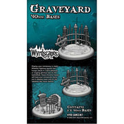 Wyrdscapes Graveyard 40mm Bases - 2 Pack