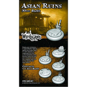 Wyrdscapes Asian Ruins 30mm Bases - 5 Pack
