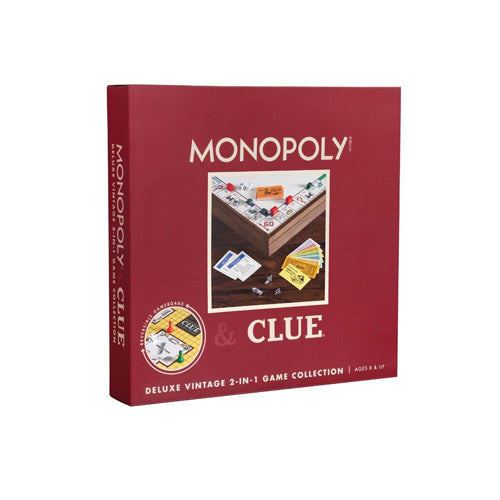 Monopoly + Cluedo Deluxe Vintage UK Edition