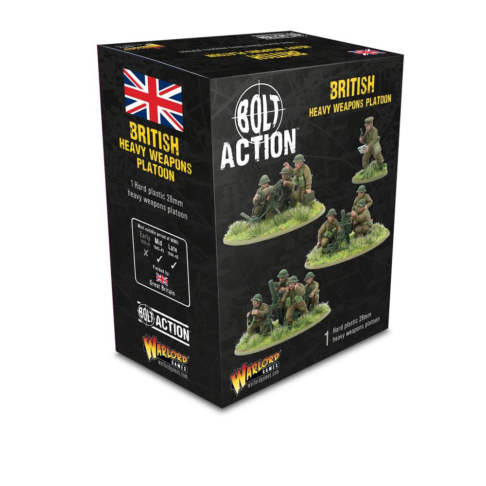 Bolt Action: British Heavy Weapons Platoon (Plastic)