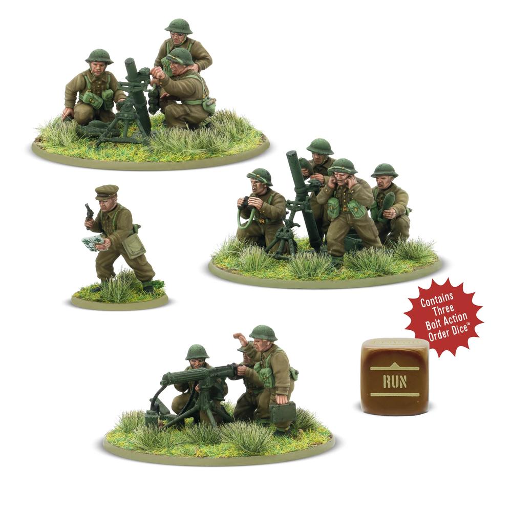 Bolt Action: British Heavy Weapons Platoon (Plastic)