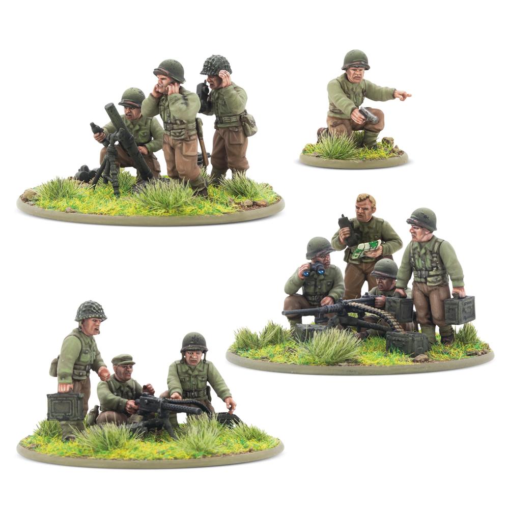 Bolt Action: US Heavy Weapons Platoon (Plastic)