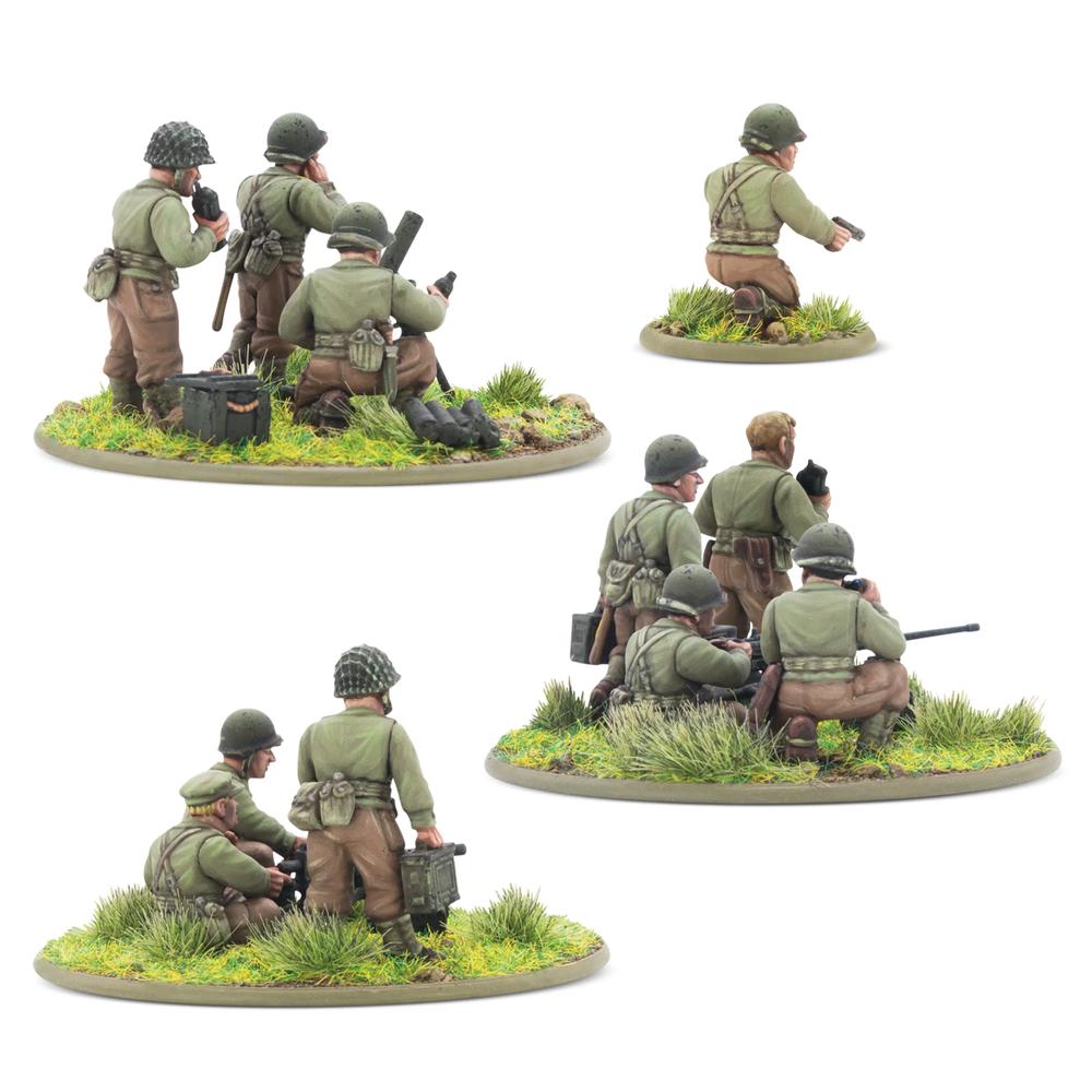 Bolt Action: US Heavy Weapons Platoon (Plastic)