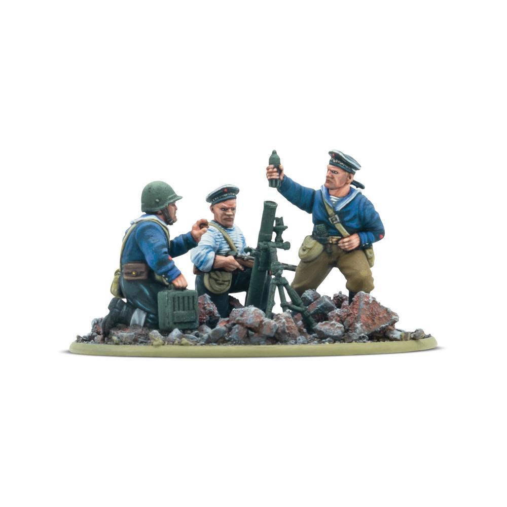 Bolt Action: Soviet Naval Brigade Medium MortarTeam