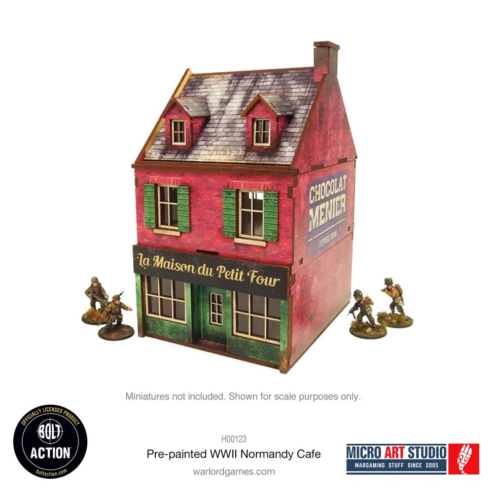 Bolt Action: WW2 Normandy Cafe PREPAINTED