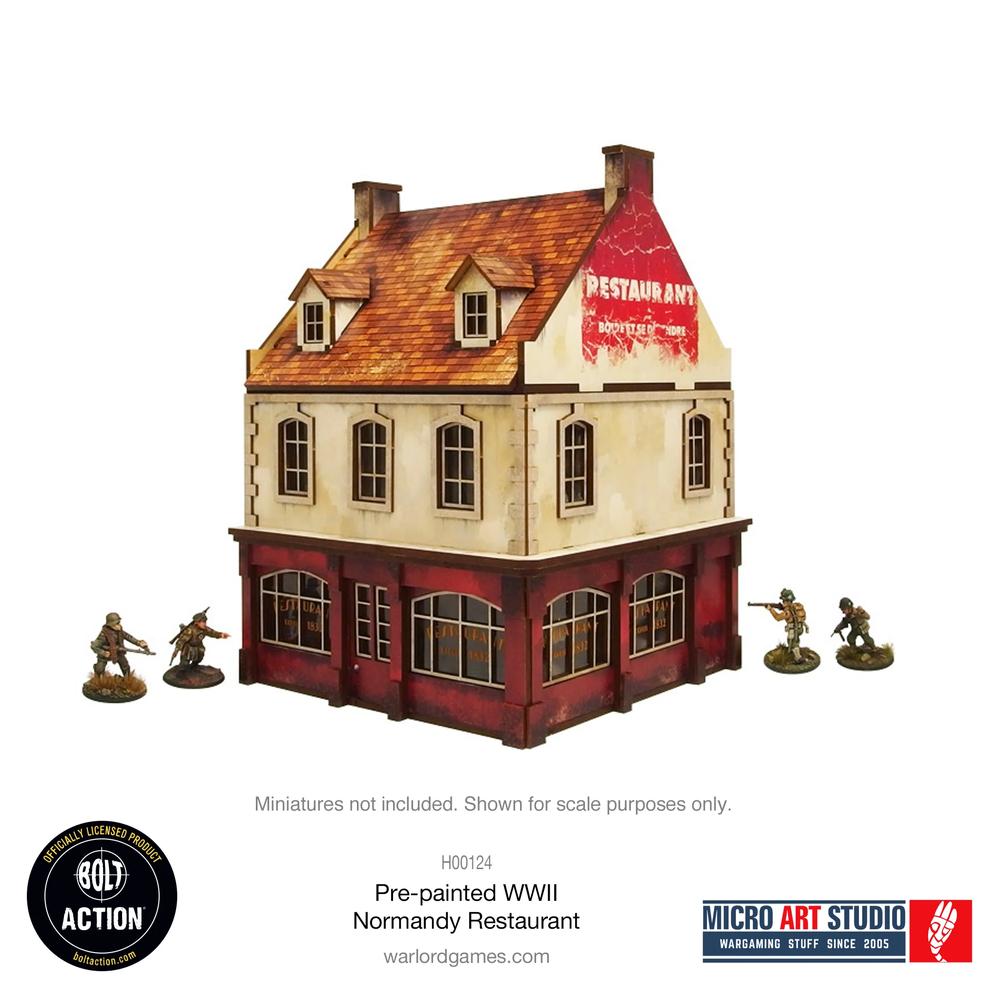 Bolt Action: WW2 Normandy Restaurant PREPAINTED_2