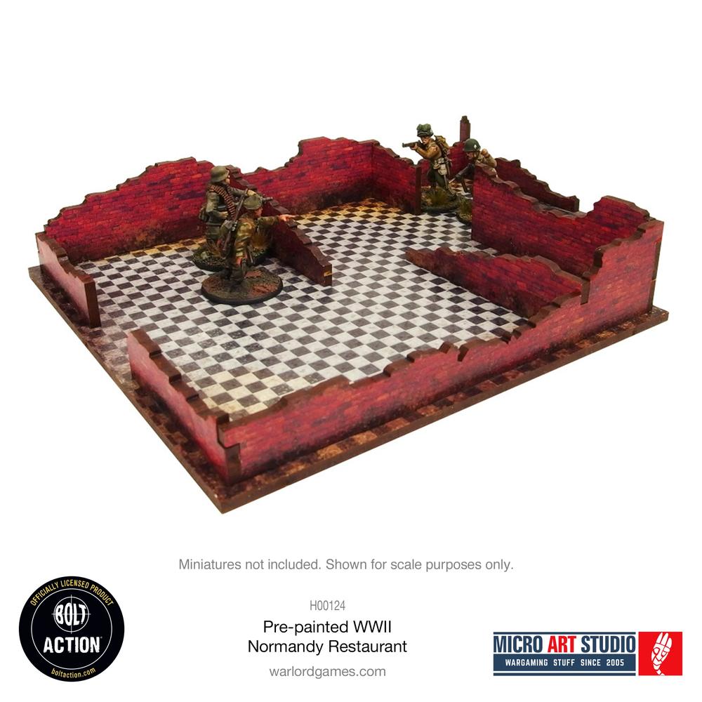 Bolt Action: WW2 Normandy Restaurant PREPAINTED_7