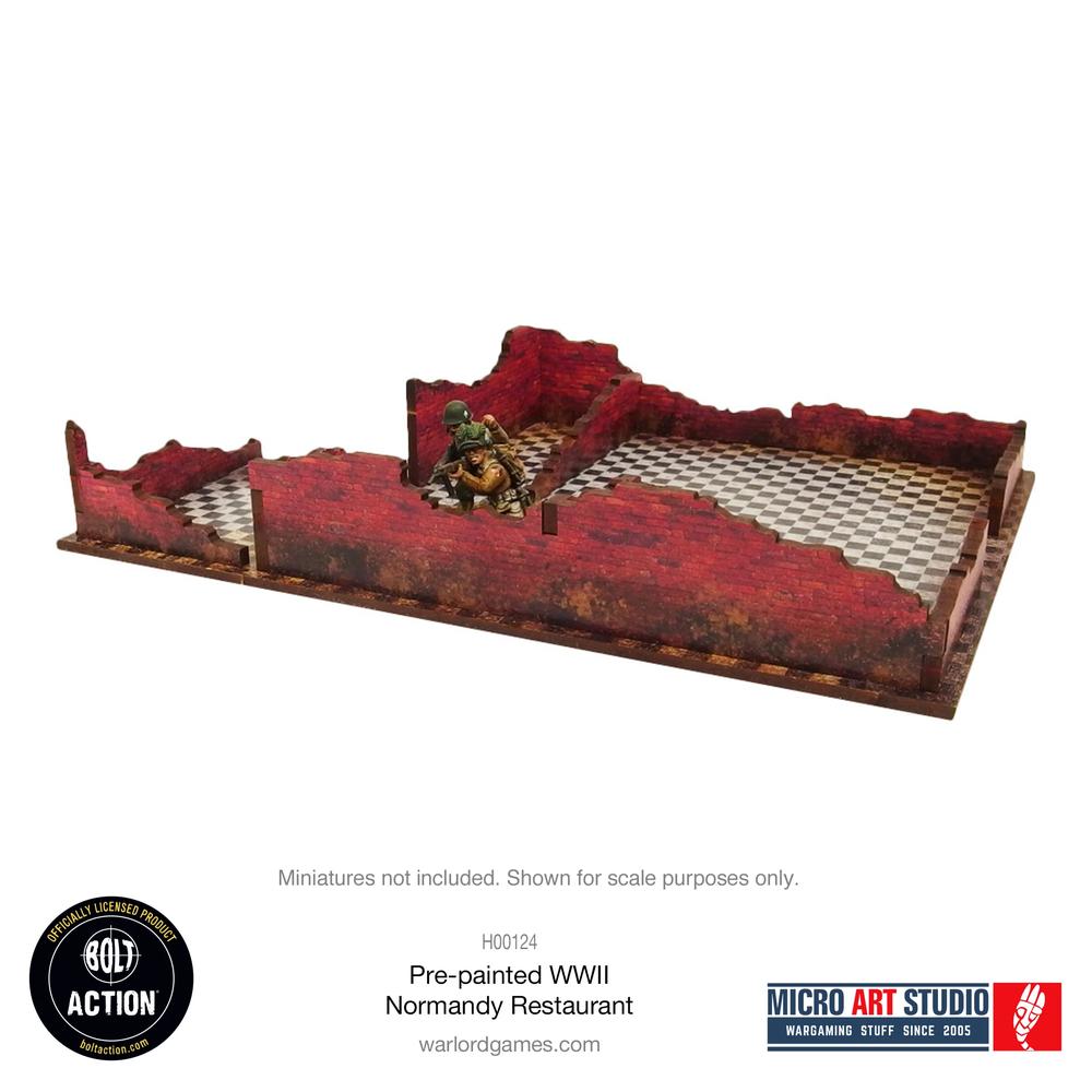 Bolt Action: WW2 Normandy Restaurant PREPAINTED_8