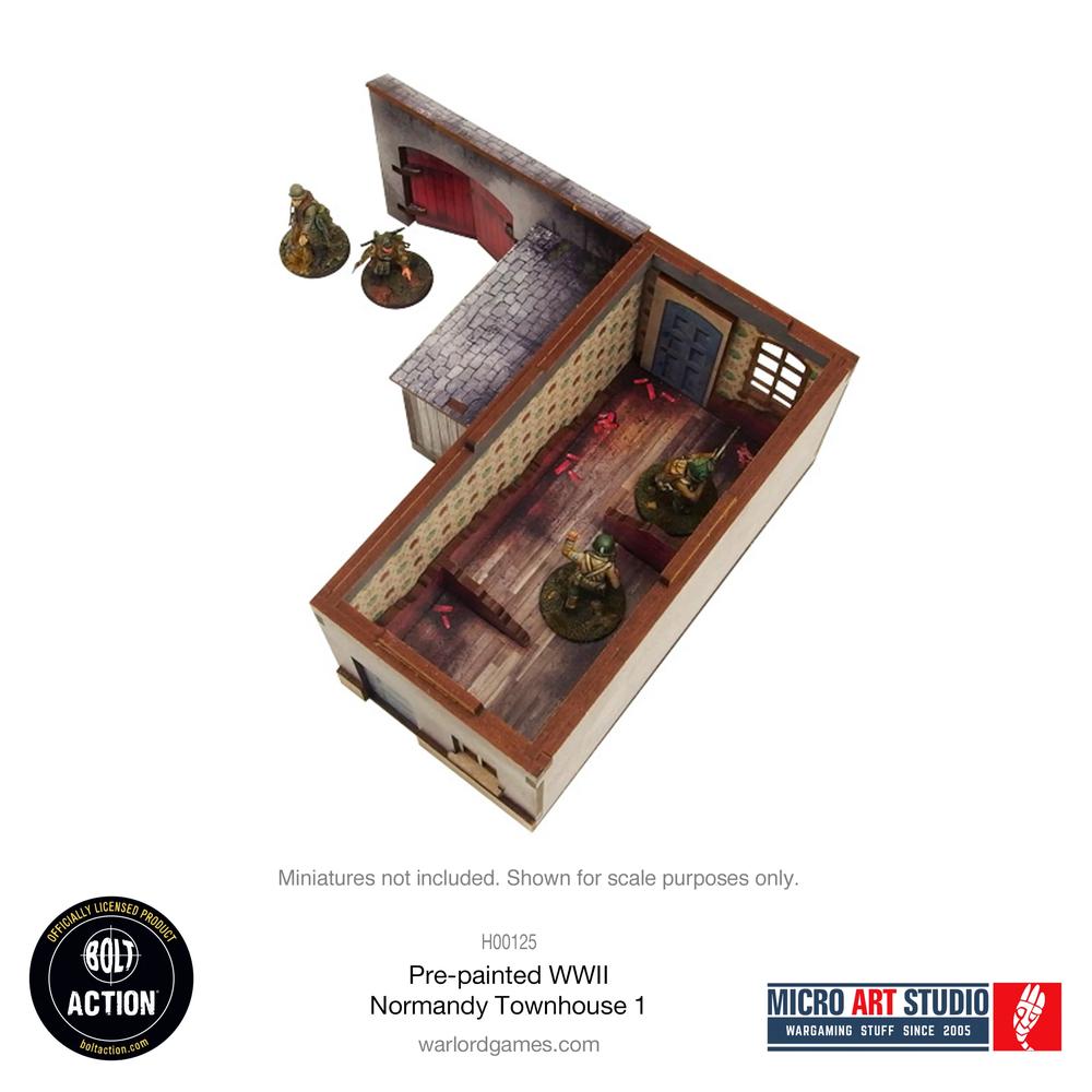 Bolt Action: WW2 Normandy Townhouse 1 PREPAINTED _5