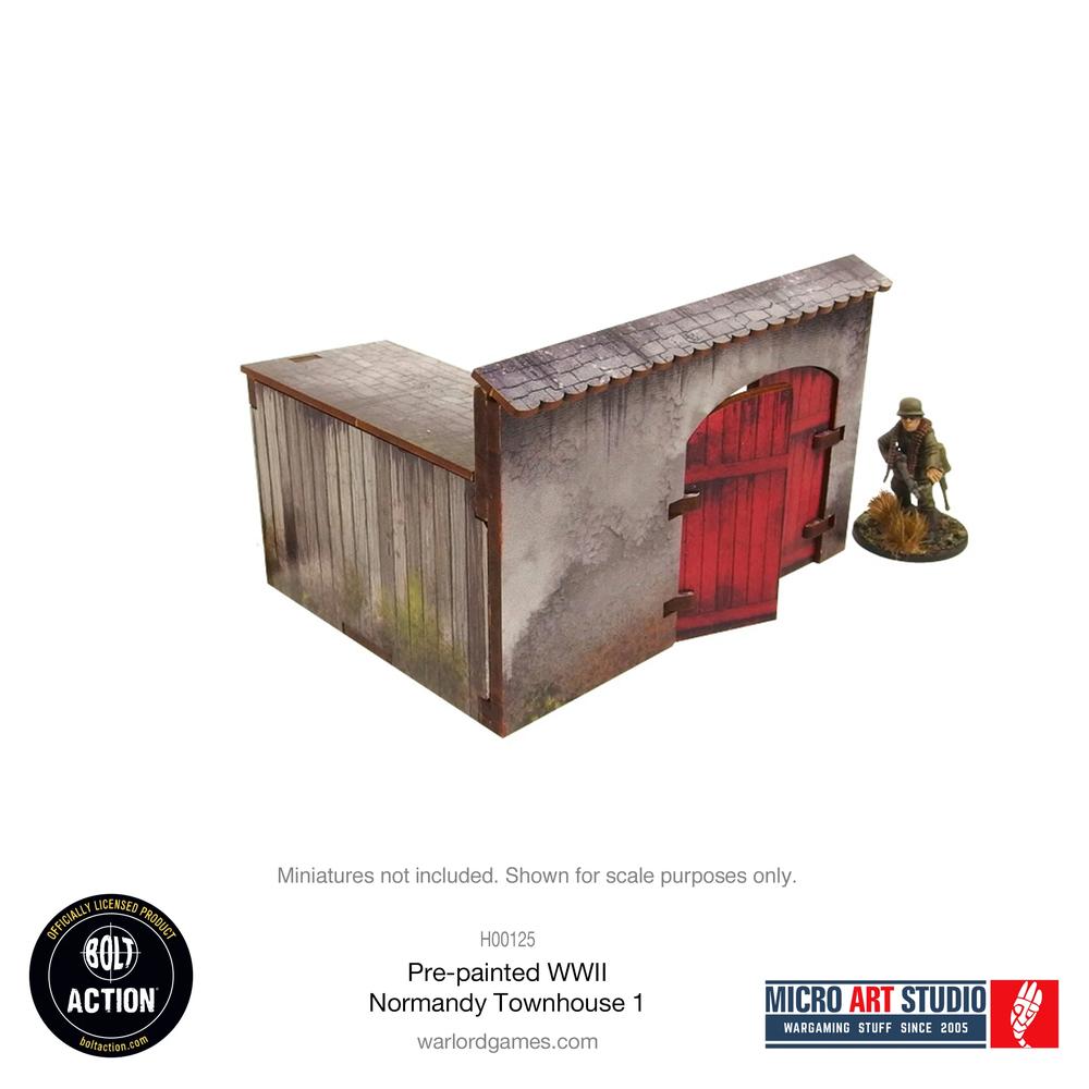 Bolt Action: WW2 Normandy Townhouse 1 PREPAINTED _6