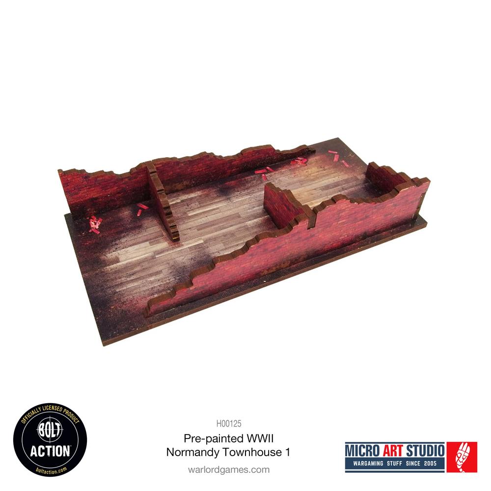 Bolt Action: WW2 Normandy Townhouse 1 PREPAINTED _7