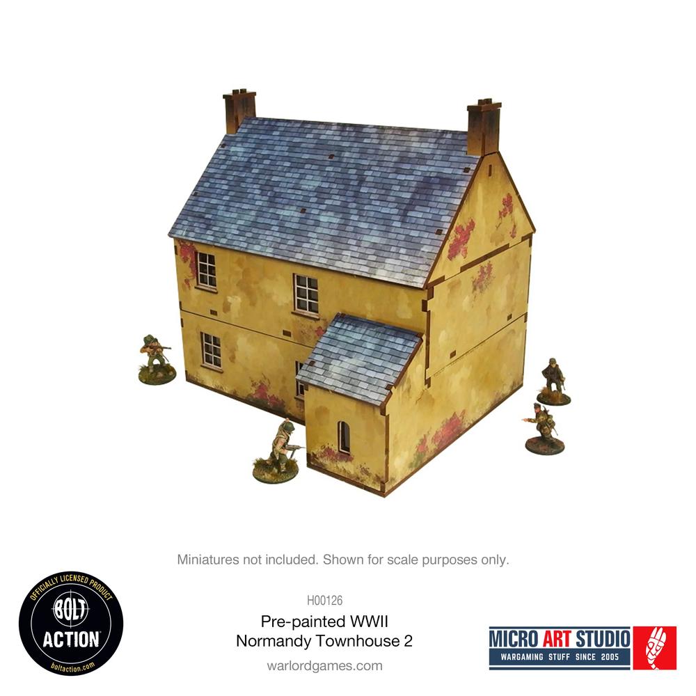 Bolt Action: WW2 Normandy Townhouse 2 PREPAINTED _3