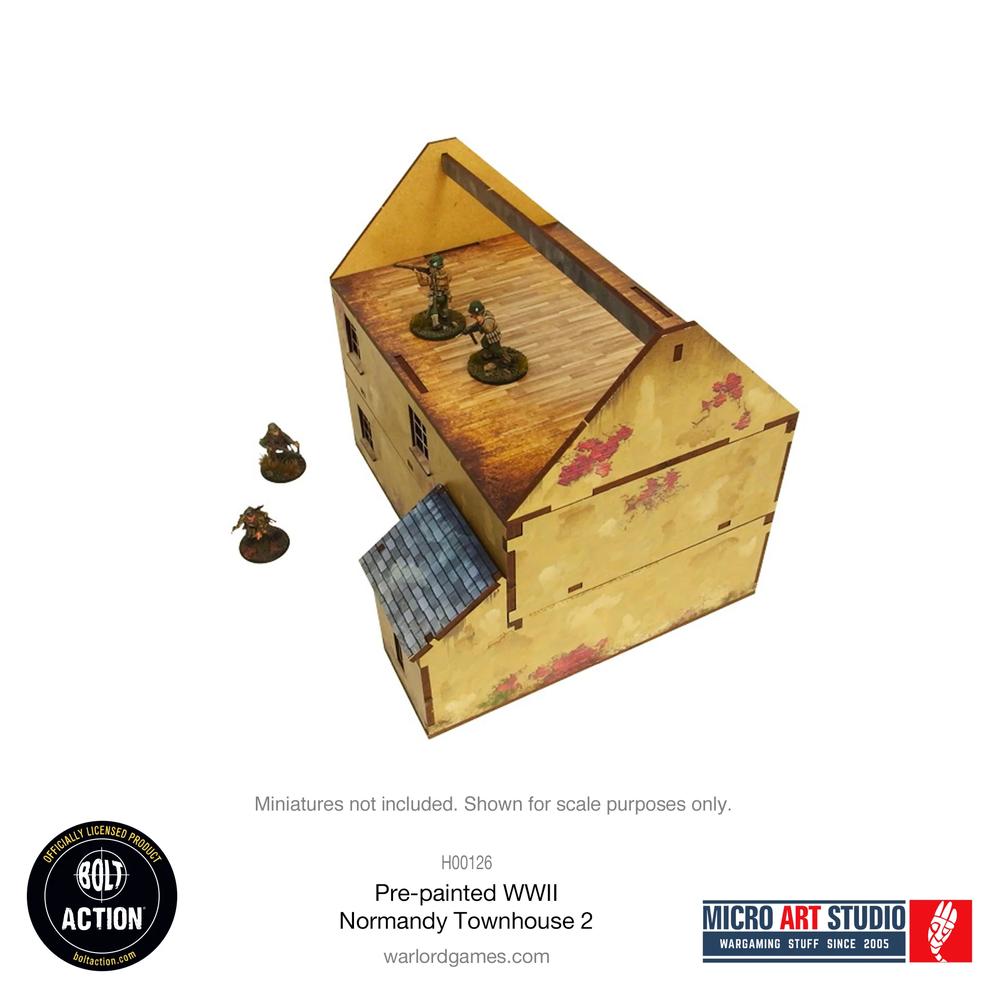 Bolt Action: WW2 Normandy Townhouse 2 PREPAINTED _4