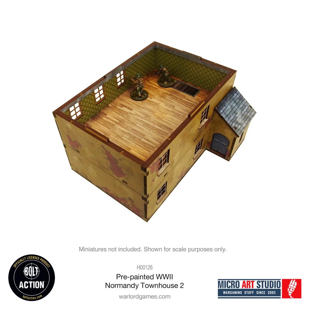 Bolt Action: WW2 Normandy Townhouse 2 PREPAINTED _5