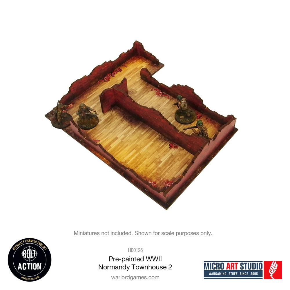 Bolt Action: WW2 Normandy Townhouse 2 PREPAINTED _7