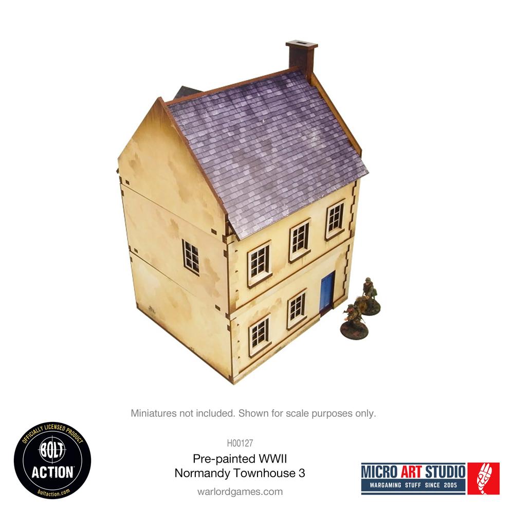 Bolt Action: WW2 Normandy Townhouse 3 PREPAINTED _3