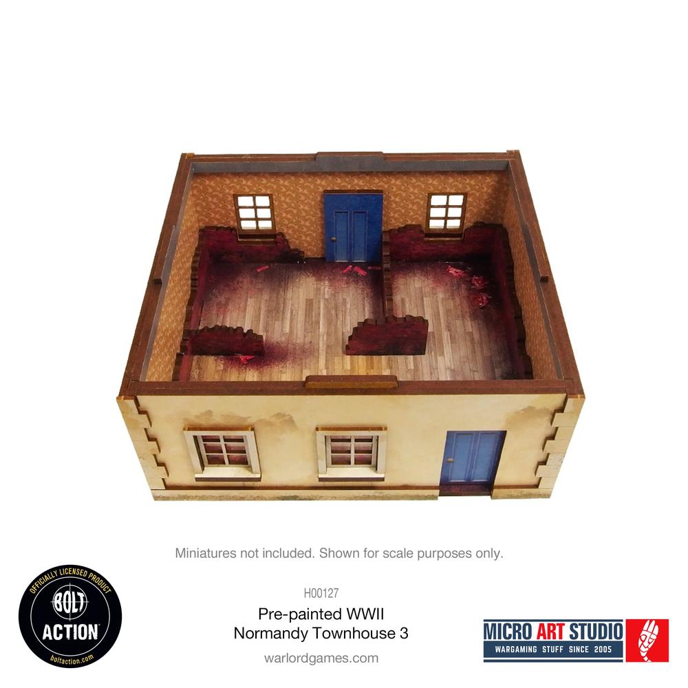 Bolt Action: WW2 Normandy Townhouse 3 PREPAINTED _5