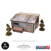 Bolt Action: WW2 Normandy Large Tin Shed PREPAINTED 