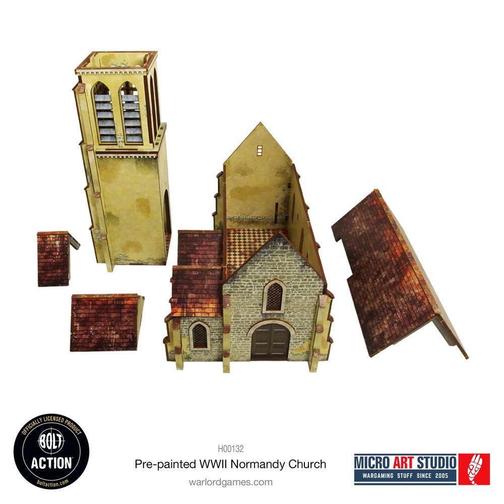 Bolt Action: WW2 Normandy Church PREPAINTED_10