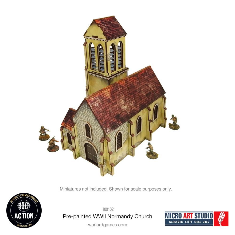 Bolt Action: WW2 Normandy Church PREPAINTED_2