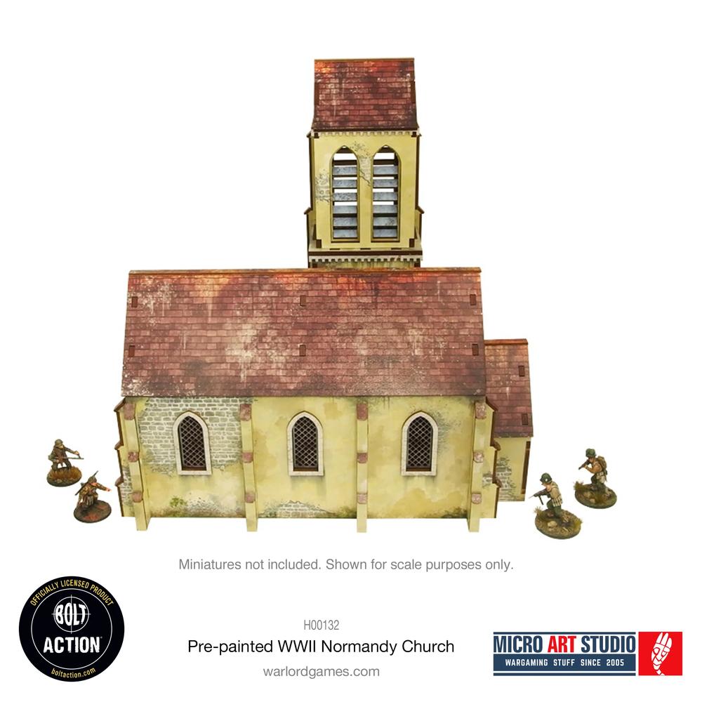 Bolt Action: WW2 Normandy Church PREPAINTED_3