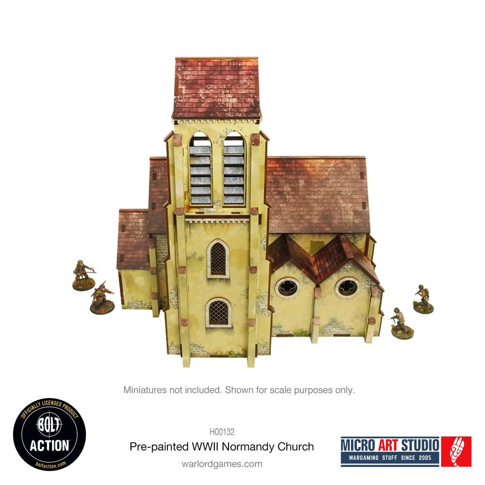 Bolt Action: WW2 Normandy Church PREPAINTED_4