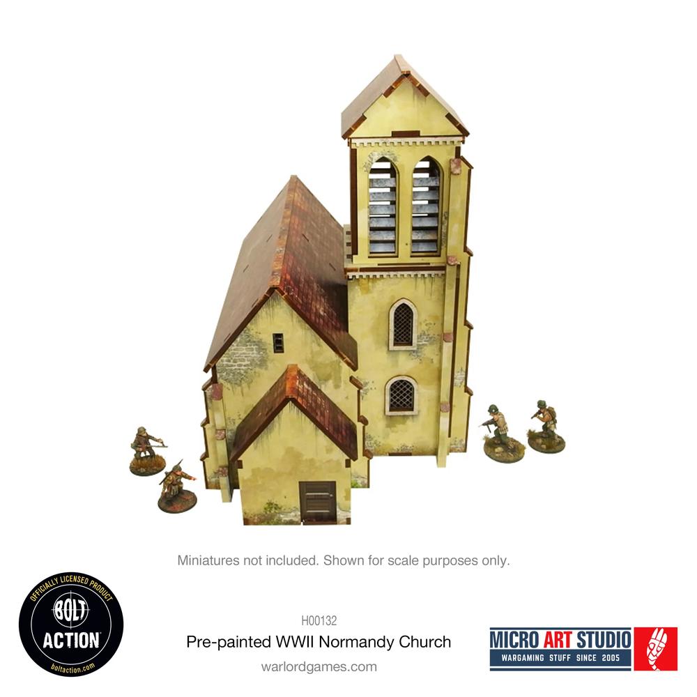 Bolt Action: WW2 Normandy Church PREPAINTED_5