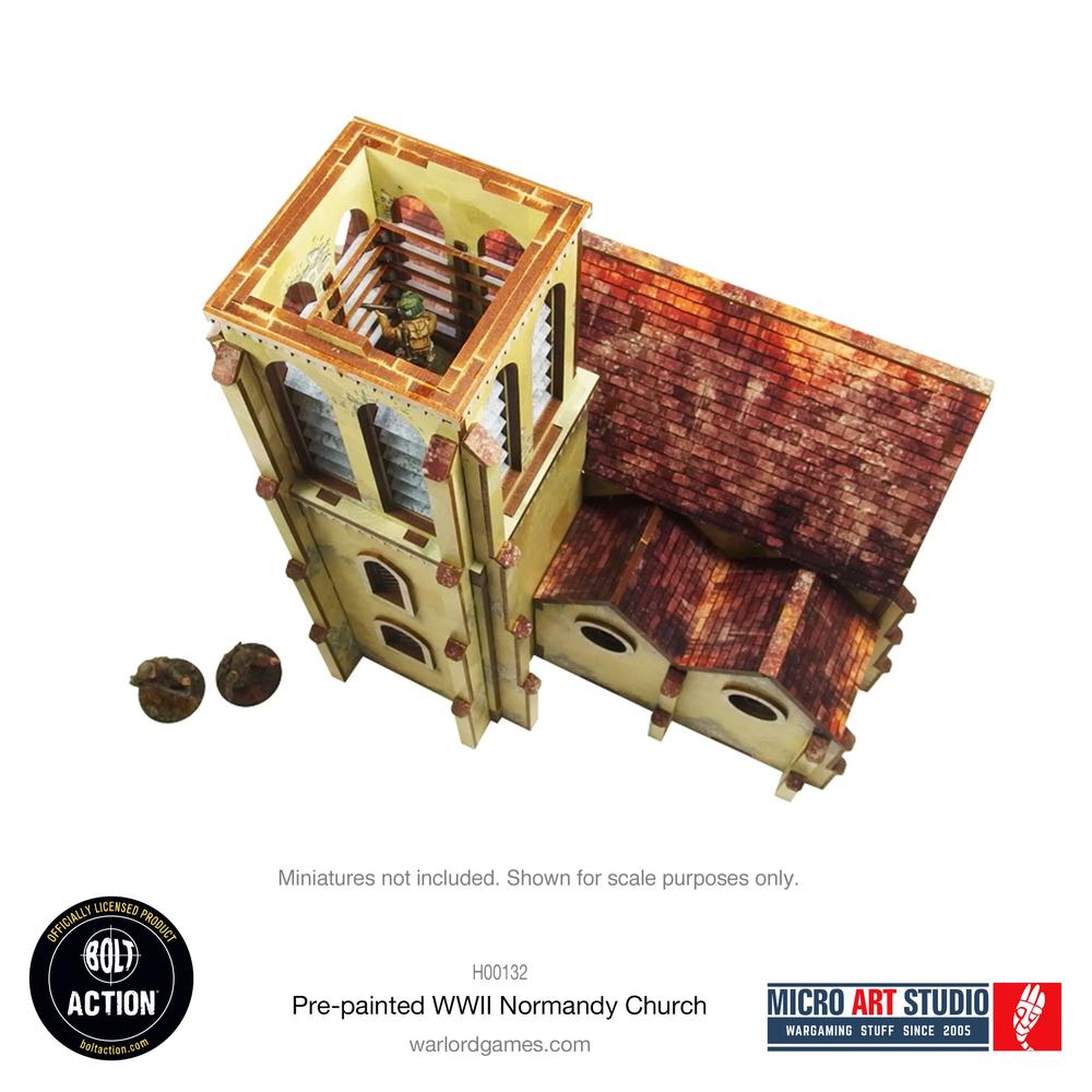 Bolt Action: WW2 Normandy Church PREPAINTED_8