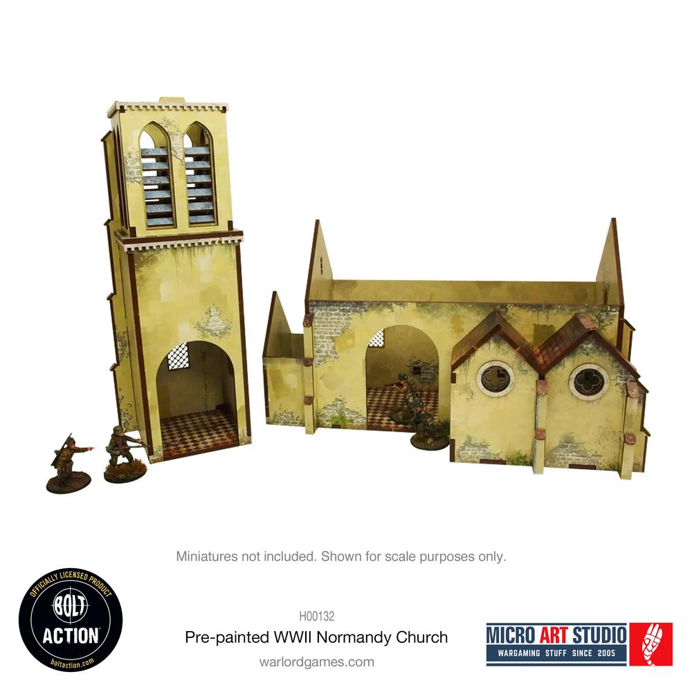 Bolt Action: WW2 Normandy Church PREPAINTED_9
