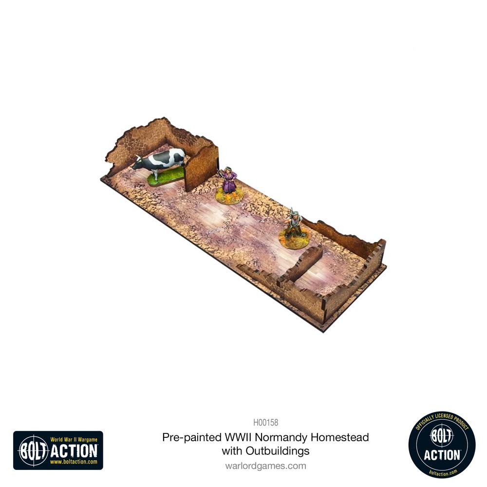 Bolt Action: Pre-painted WWII Normandy Homestead with Outbuildings_6