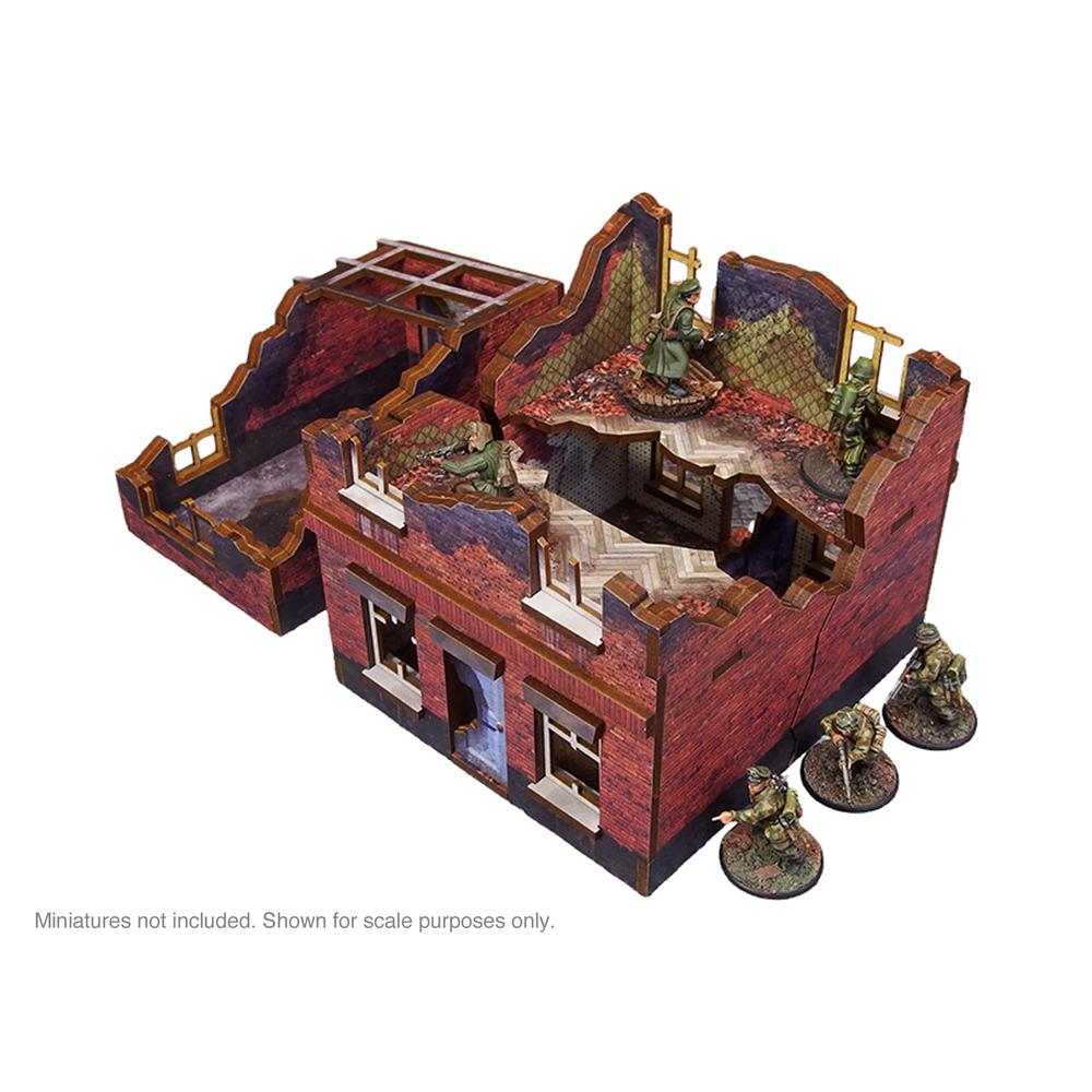 Bolt Action: WW2 Ostfront Stalingrad Small House (with Garage)_1