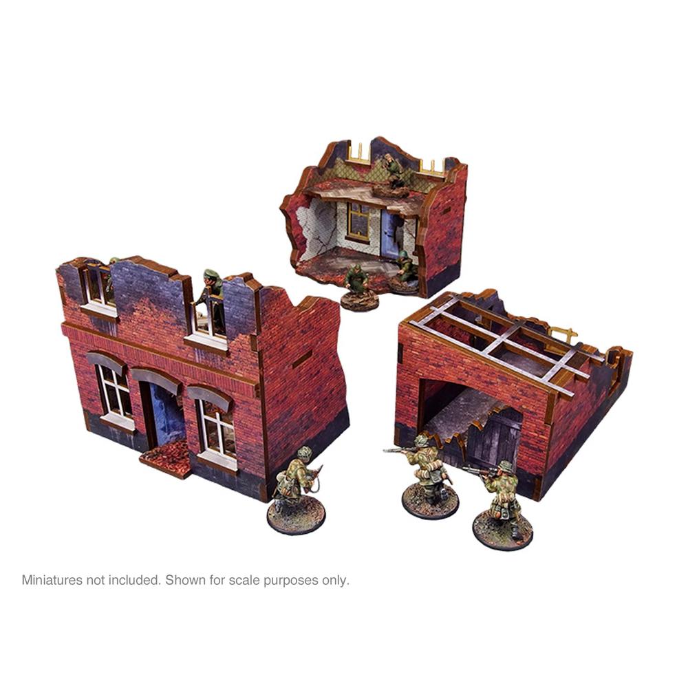 Bolt Action: WW2 Ostfront Stalingrad Small House (with Garage)_2
