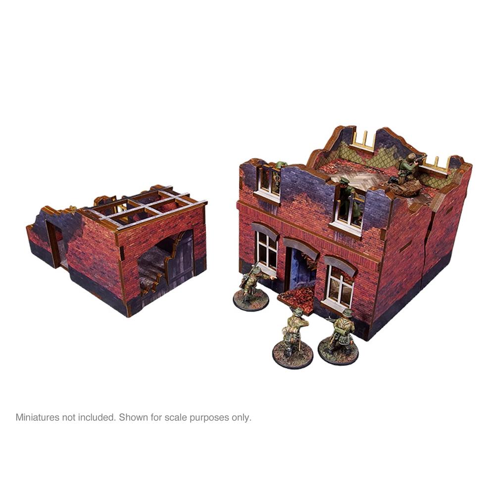 Bolt Action: WW2 Ostfront Stalingrad Small House (with Garage)_3