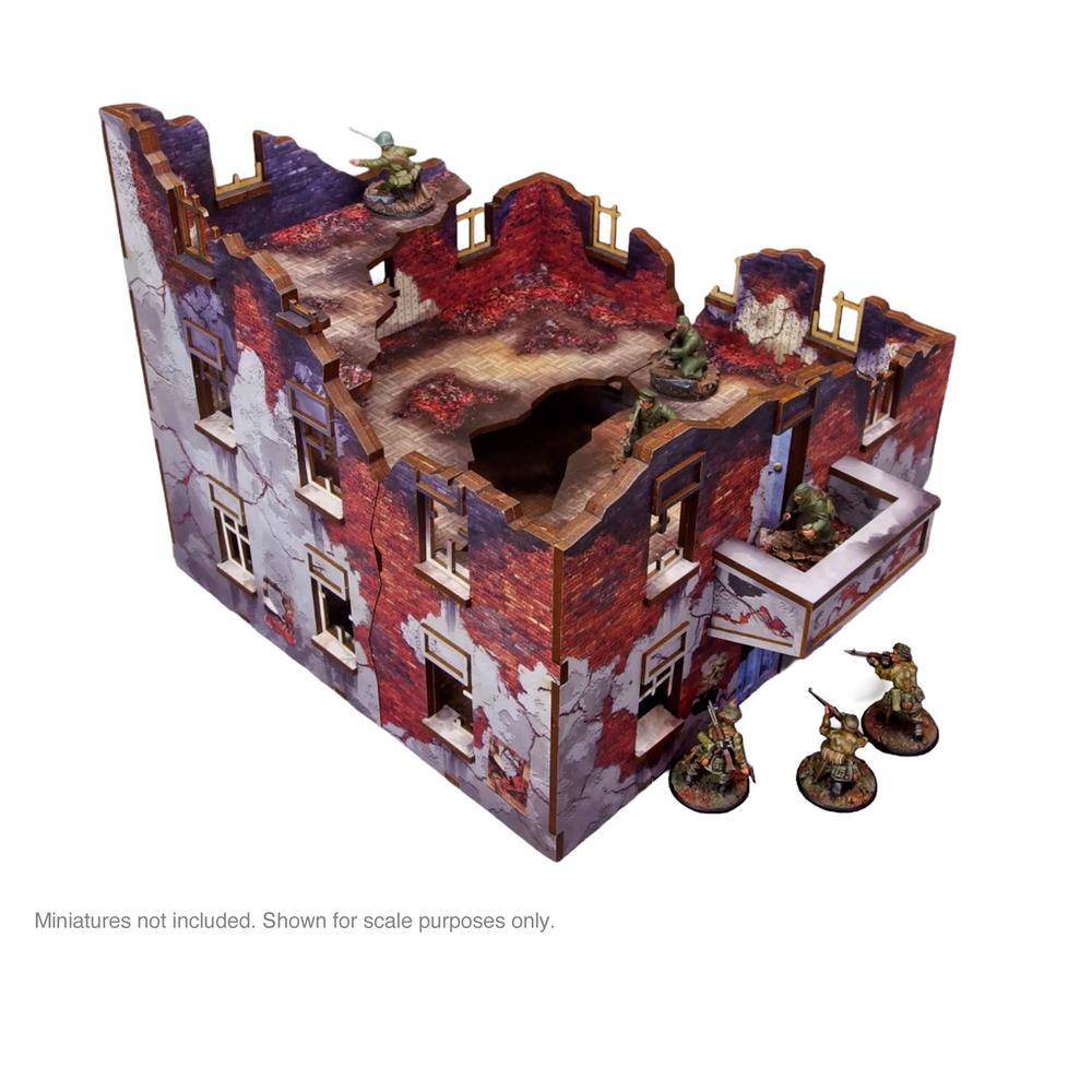 Bolt Action: WW2 Ostfront Stalingrad Apartment Block Front_1