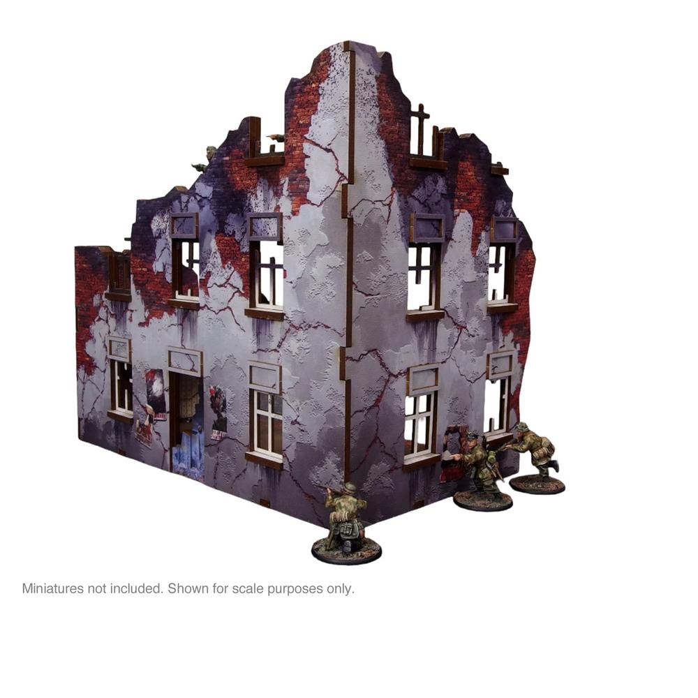 Bolt Action: WW2 Ostfront Stalingrad Apartment Block Front_14