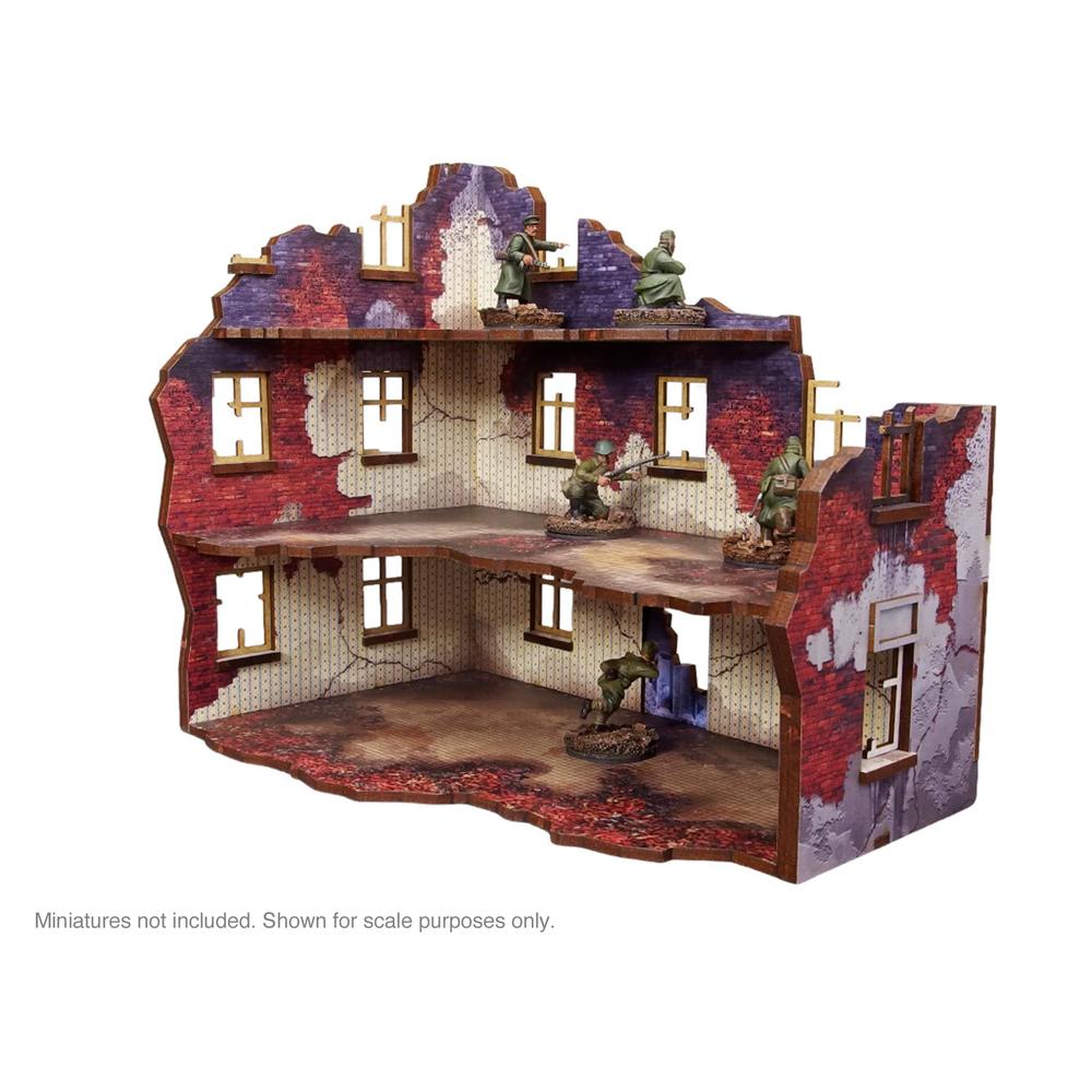 Bolt Action: WW2 Ostfront Stalingrad Apartment Block Front_15