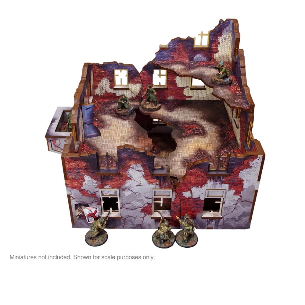 Bolt Action: WW2 Ostfront Stalingrad Apartment Block Front_2