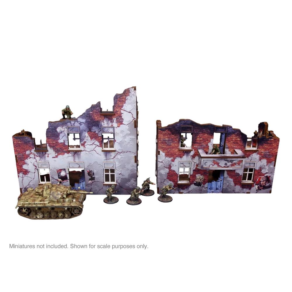 Bolt Action: WW2 Ostfront Stalingrad Apartment Block Front_5