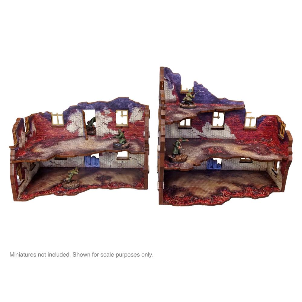 Bolt Action: WW2 Ostfront Stalingrad Apartment Block Front_6