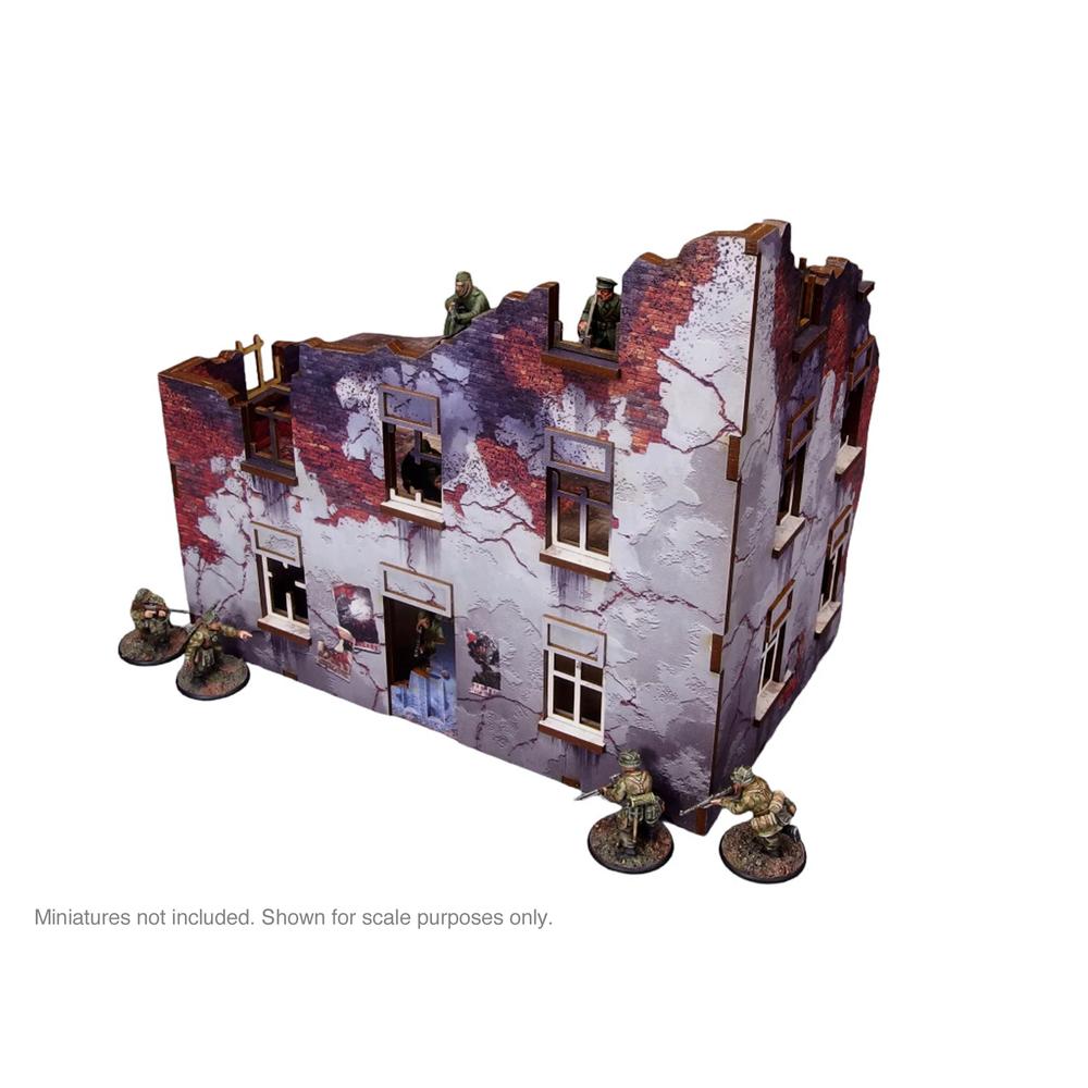 Bolt Action: WW2 Ostfront Stalingrad Apartment Block Front_7