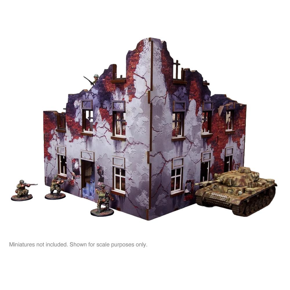 Bolt Action: WW2 Ostfront Stalingrad Apartment Block Front_8
