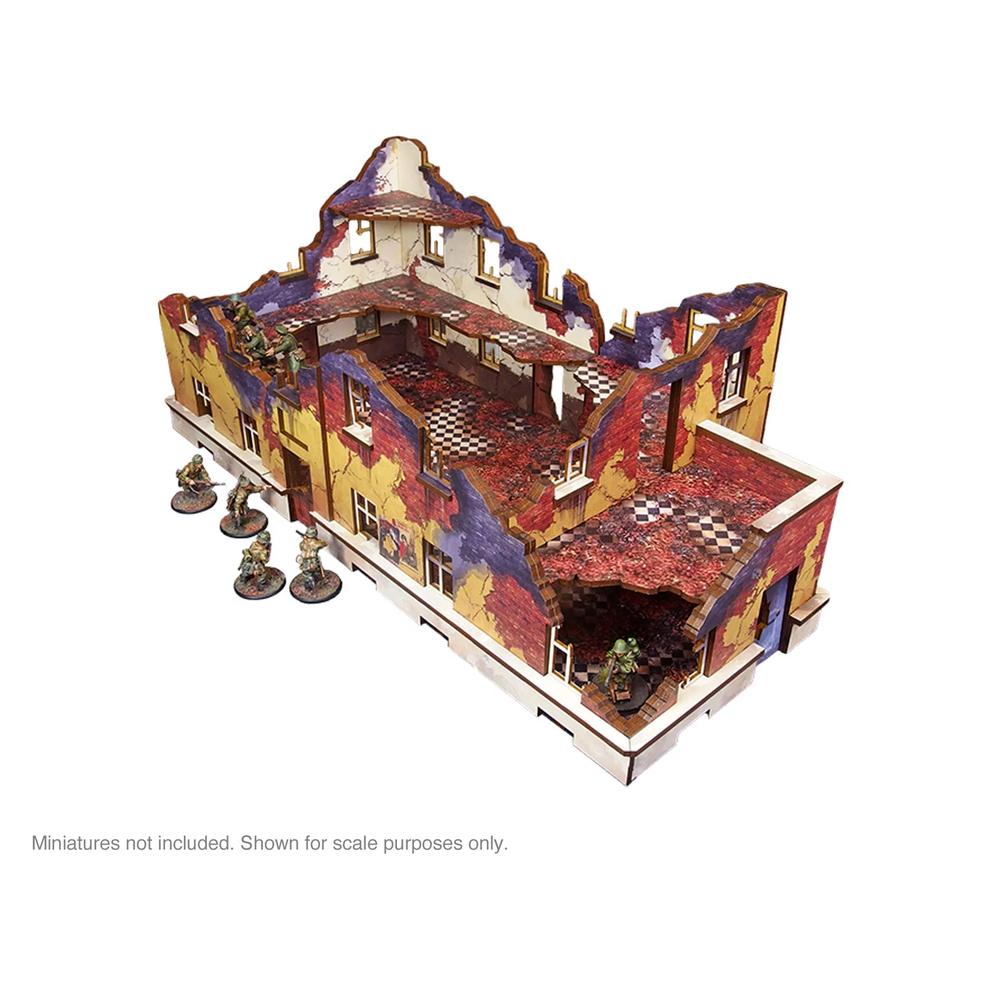 Bolt Action: WW2 Ostfront Stalingrad School Left (with Balcony)_1