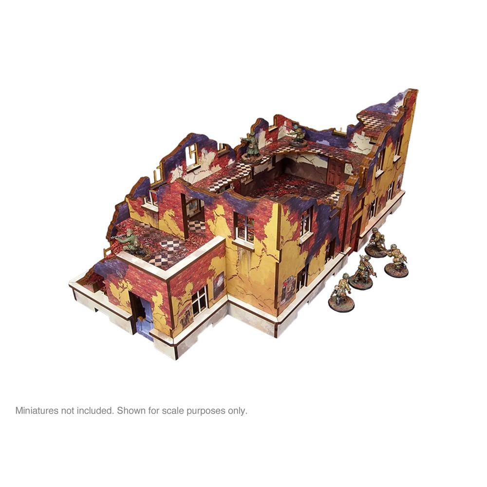 Bolt Action: WW2 Ostfront Stalingrad School Left (with Balcony)_2