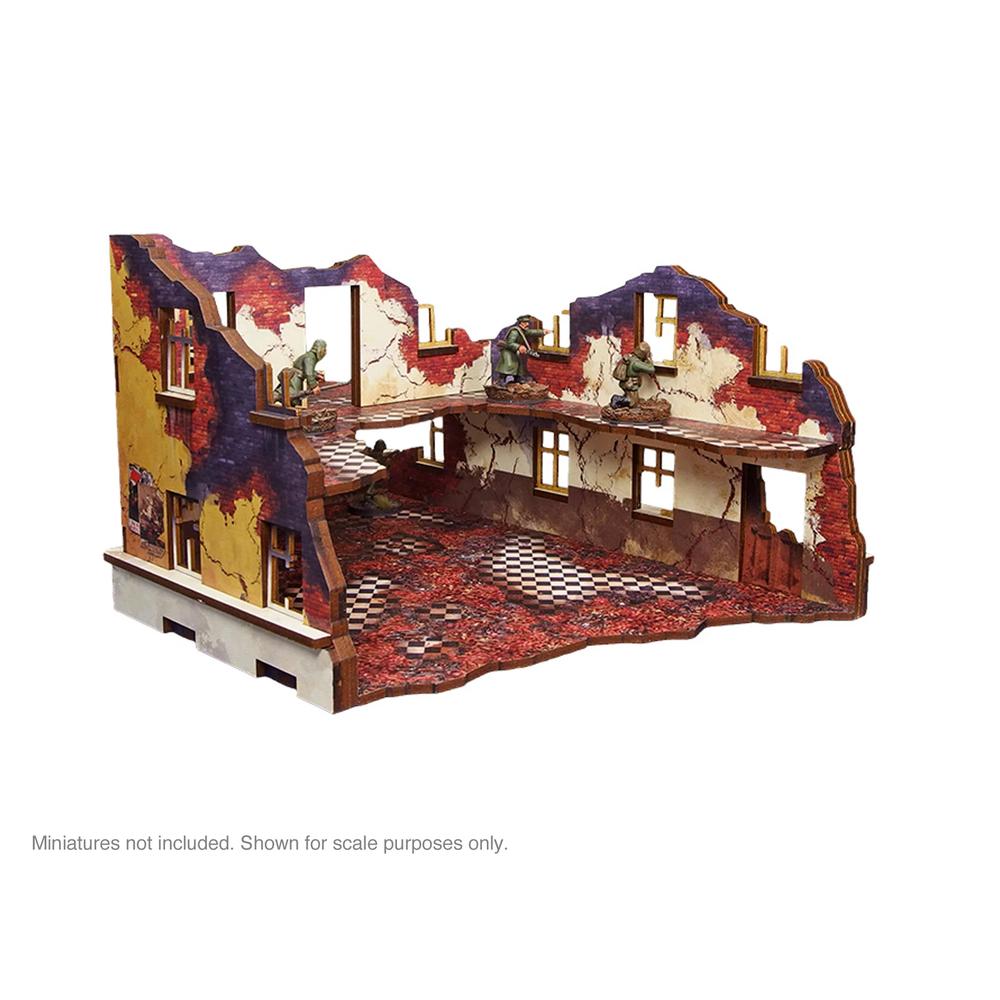 Bolt Action: WW2 Ostfront Stalingrad School Left (with Balcony)_7