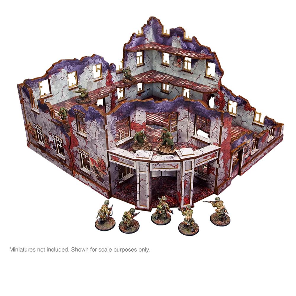 Bolt Action: WW2 Ostfront Stalingrad Univermag Front (with balcony)_5