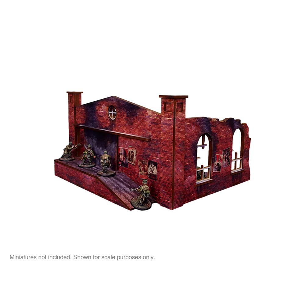 Bolt Action: WW2 Ostfront Stalingrad Factory Back (with Ramp)_1