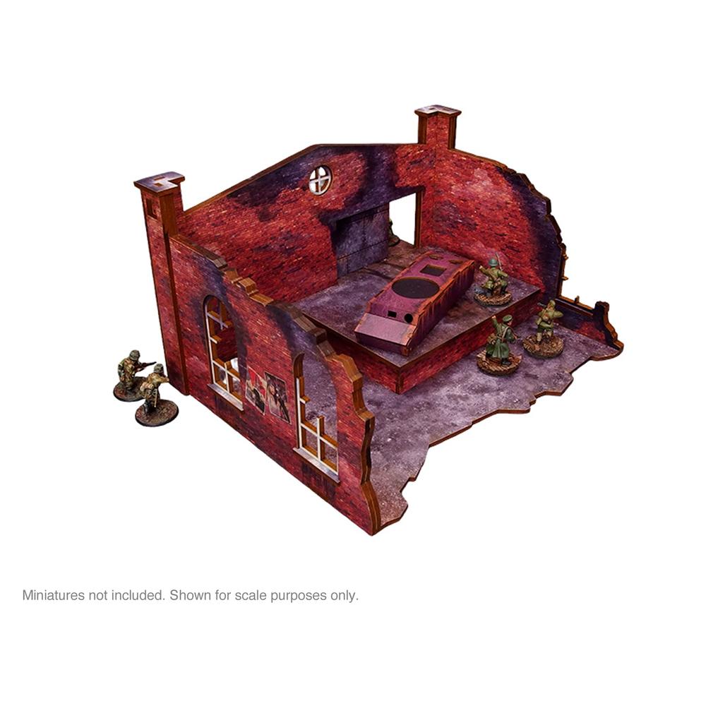 Bolt Action: WW2 Ostfront Stalingrad Factory Back (with Ramp)_5